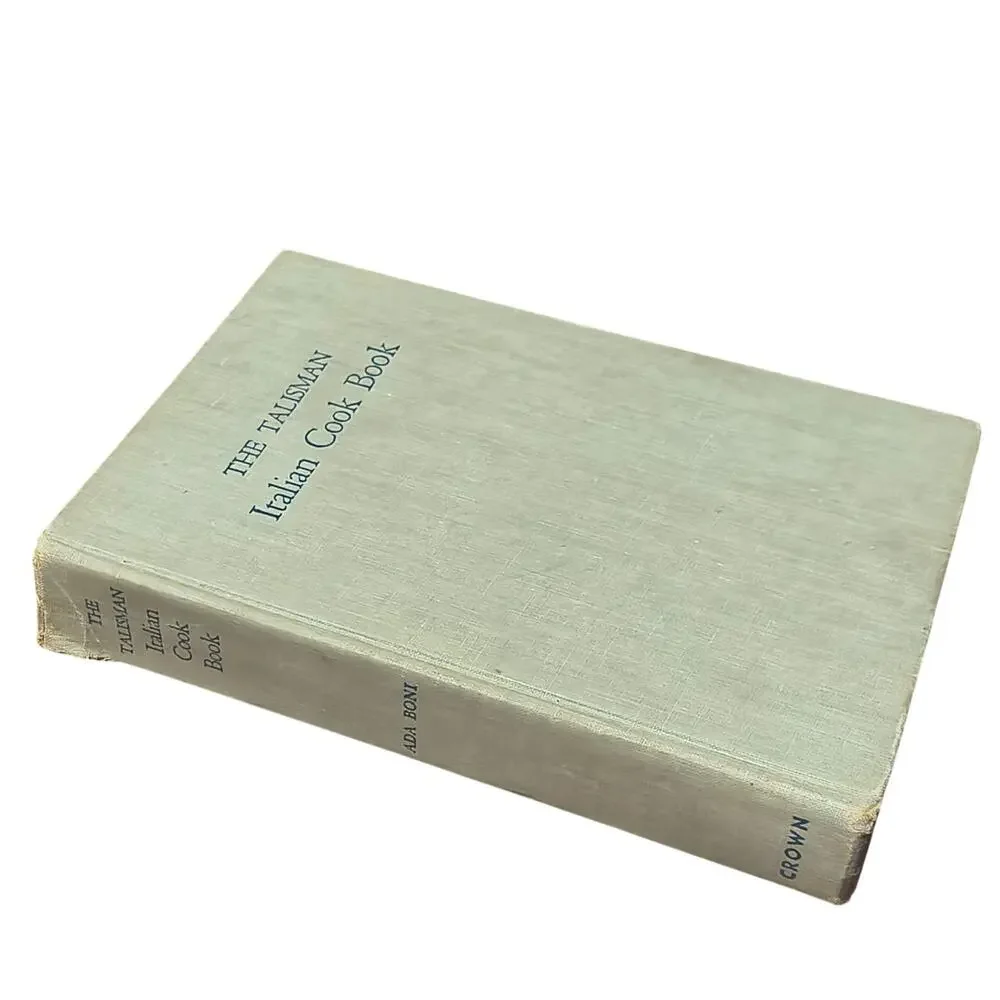 THE TALISMAN ITALIAN COOK BOOK Tenth Printing 1958